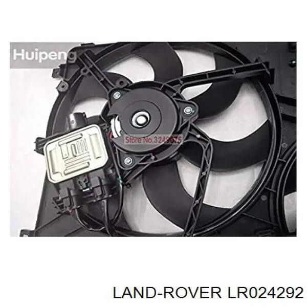 Купити LR024292 Land Rover Дифузор радіатора охолодження, в зборі з двигуном і крильчаткою
