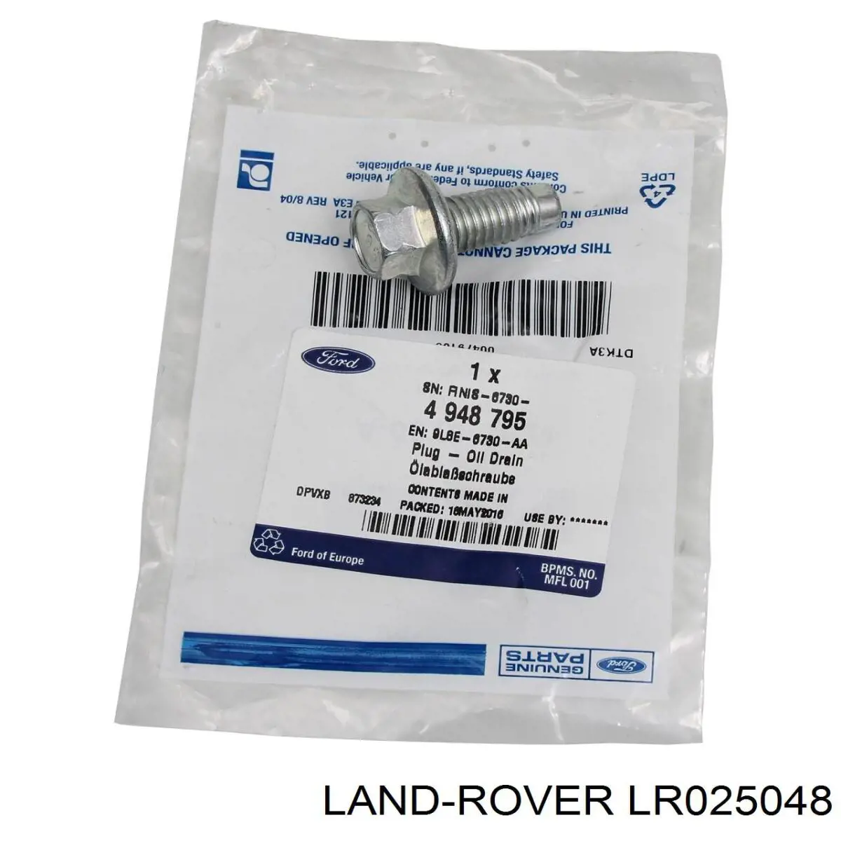 Пробка піддона двигуна Land Rover LR025048 ціна, від 4.08 USD