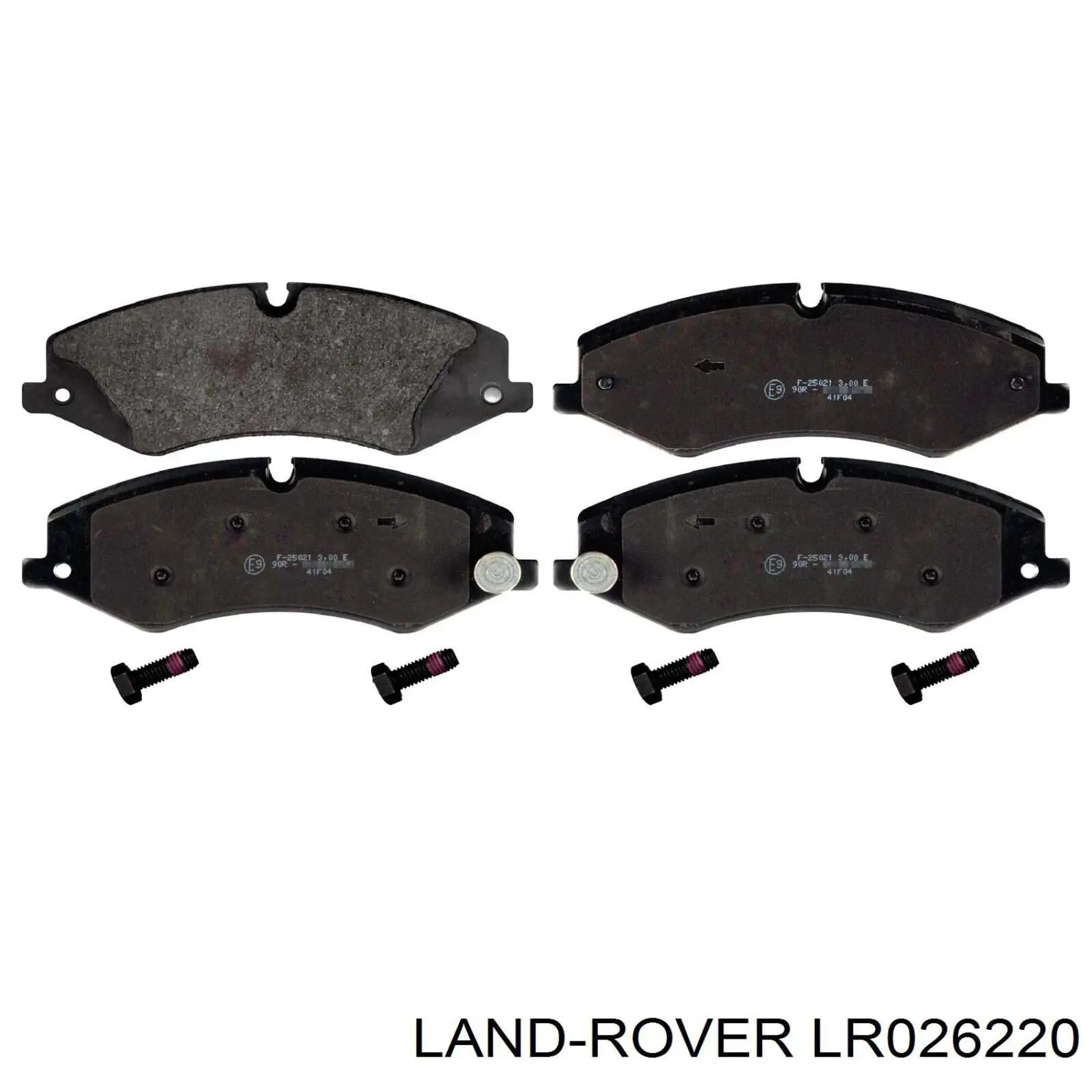 Колодки гальмівні передні, дискові LR026220 Land Rover