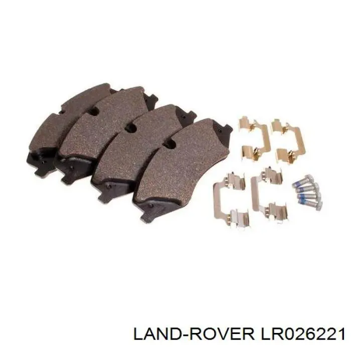 Гальмівні колодки Land Rover LR026221 ціна, від 68.90 USD