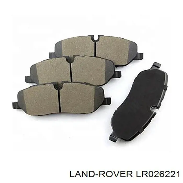 LR026221 Land Rover колодки гальмівні передні, дискові