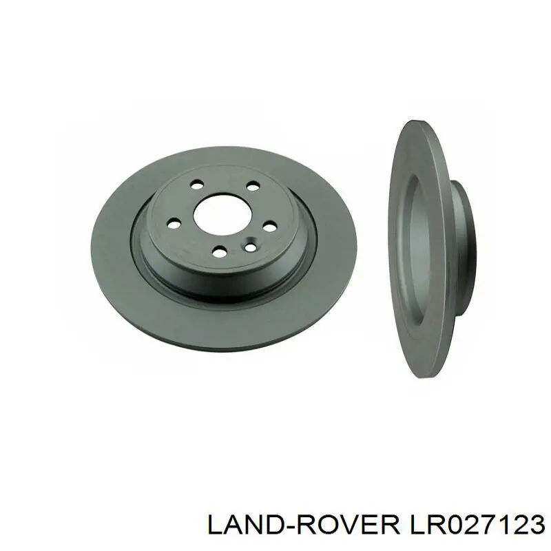 LR027123 Land Rover диск гальмівний задній