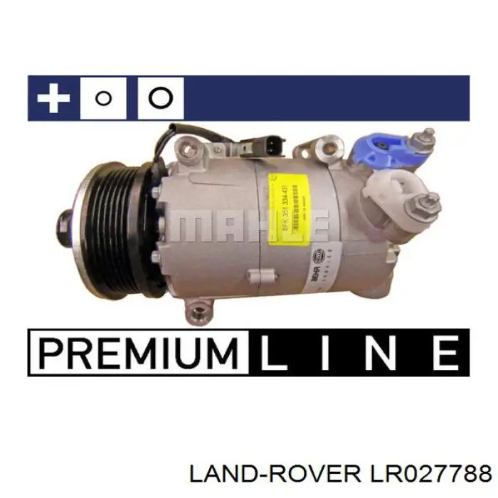 Компресор кондиціонера LR027788 Land Rover