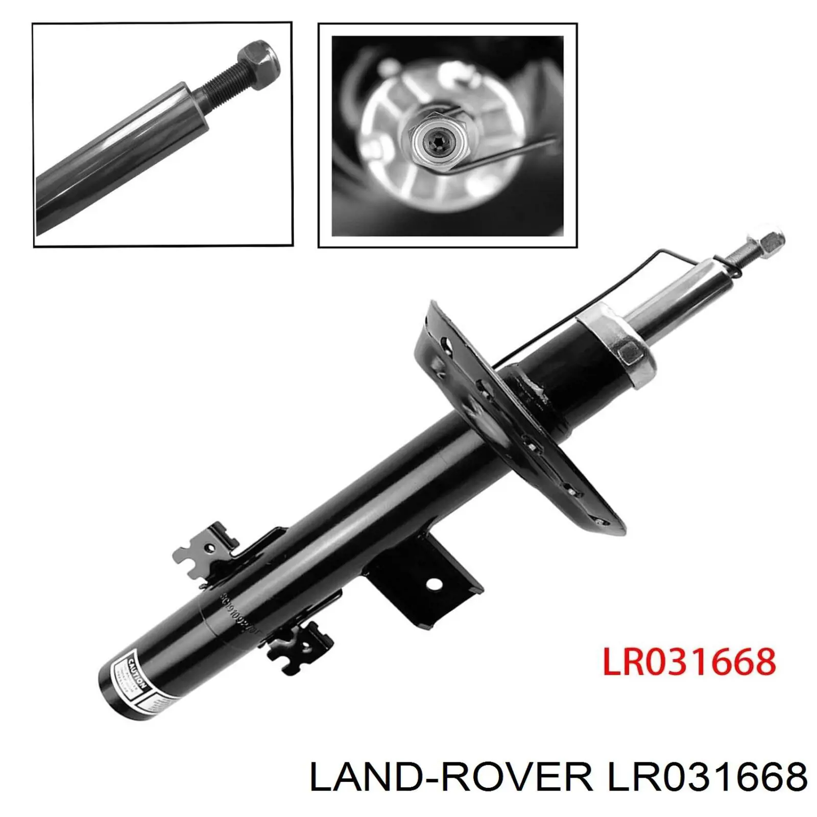 LR031668 Land Rover амортизатор задній, правий