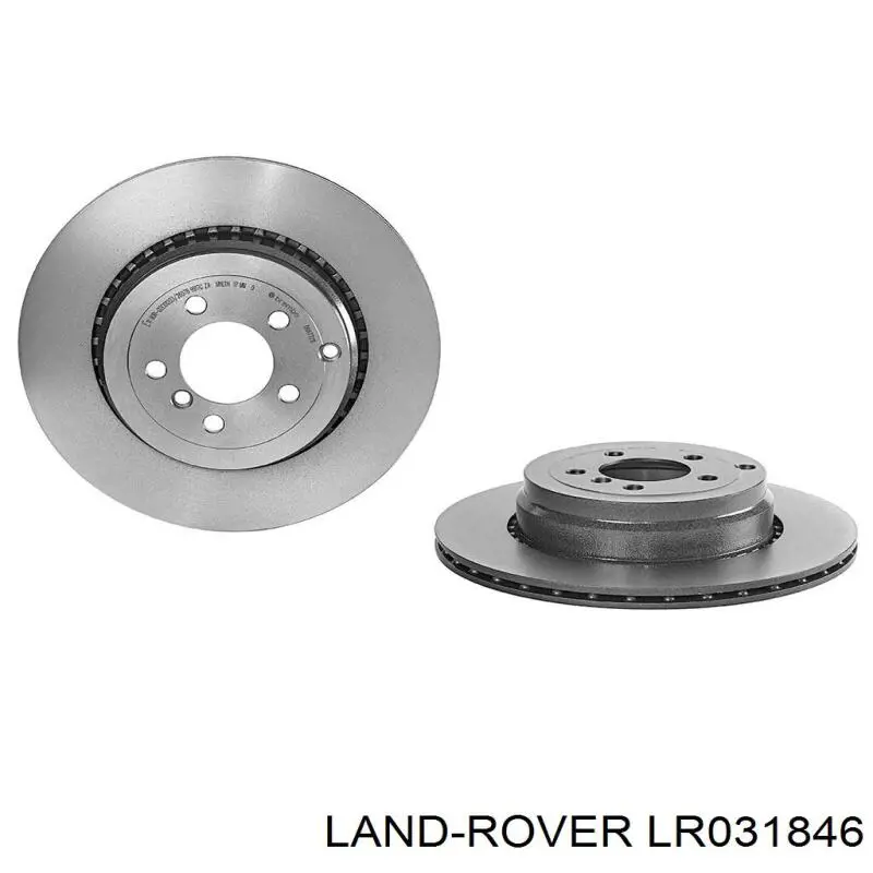 Задні дискові гальма Land Rover LR031846 ціна, від 82.36 USD