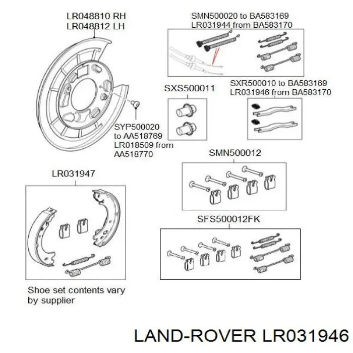  Land Rover LR031946 ціна, від 30.00 USD