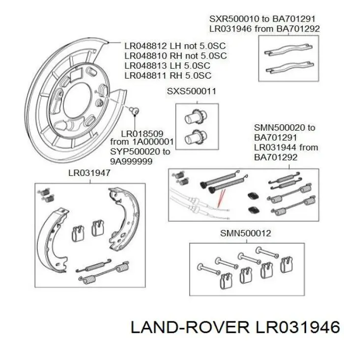  LR031946 Land Rover