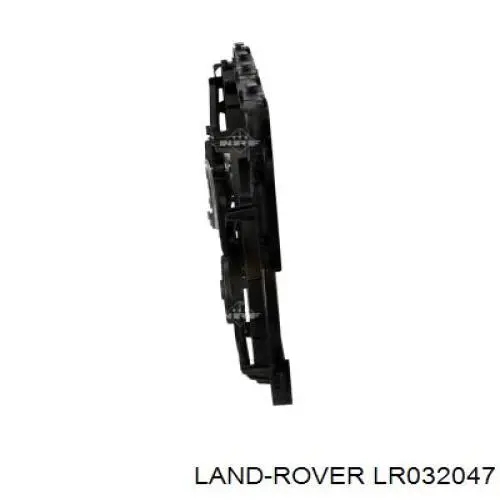 Дифузор радіатора охолодження, в зборі з двигуном і крильчаткою LR100366 Land Rover