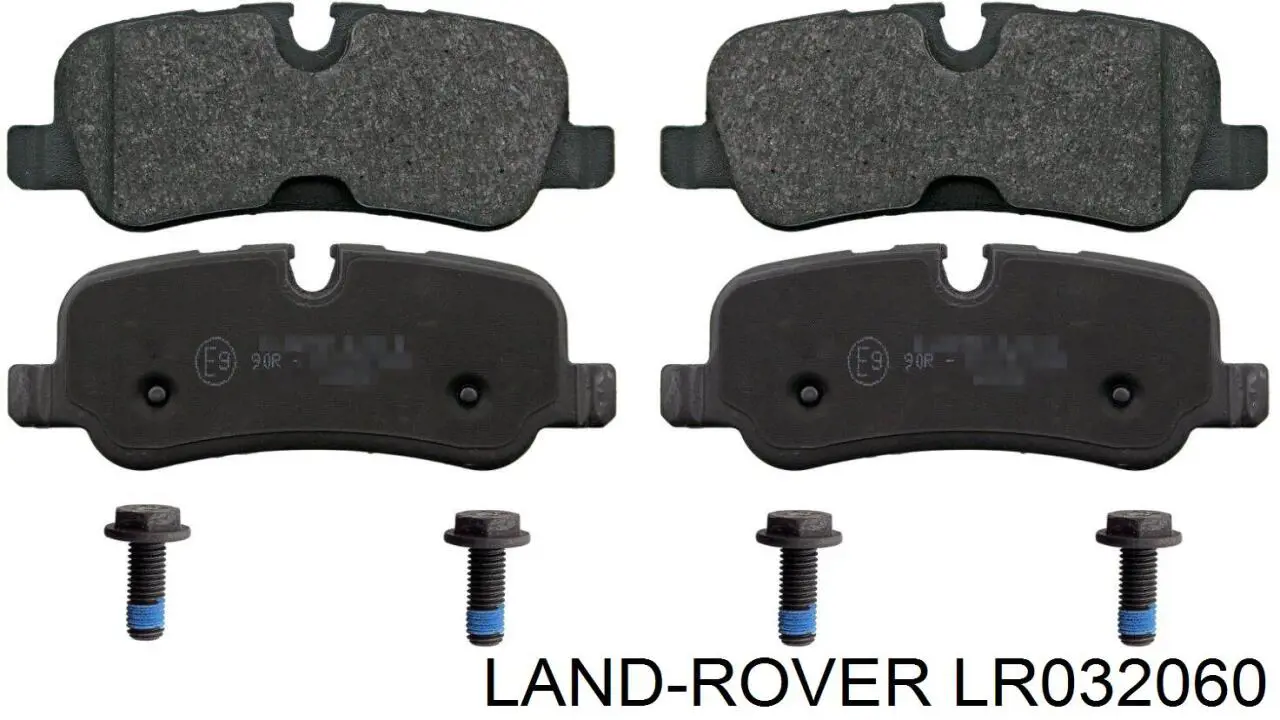 Колодки гальмові задні, дискові LR032060 Land Rover