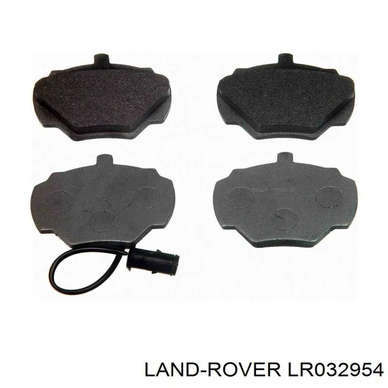 LR032954 Land Rover колодки гальмові задні, дискові