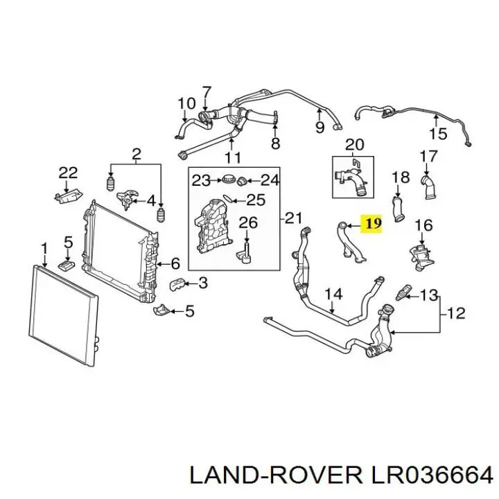 LR036664 Land Rover 
