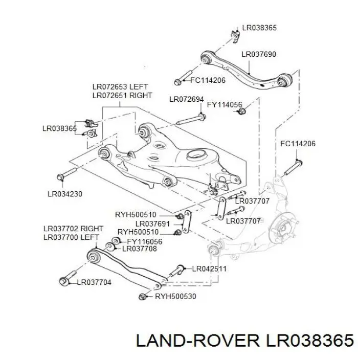  Land Rover LR038365 ціна, від 11.55 USD