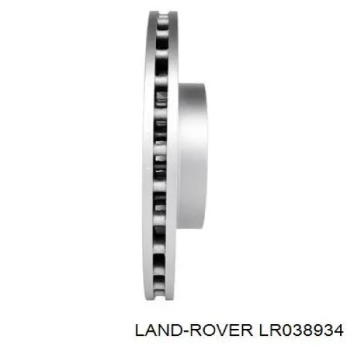 Диск переднього гальма Land Rover LR038934 ціна, від 64.48 USD
