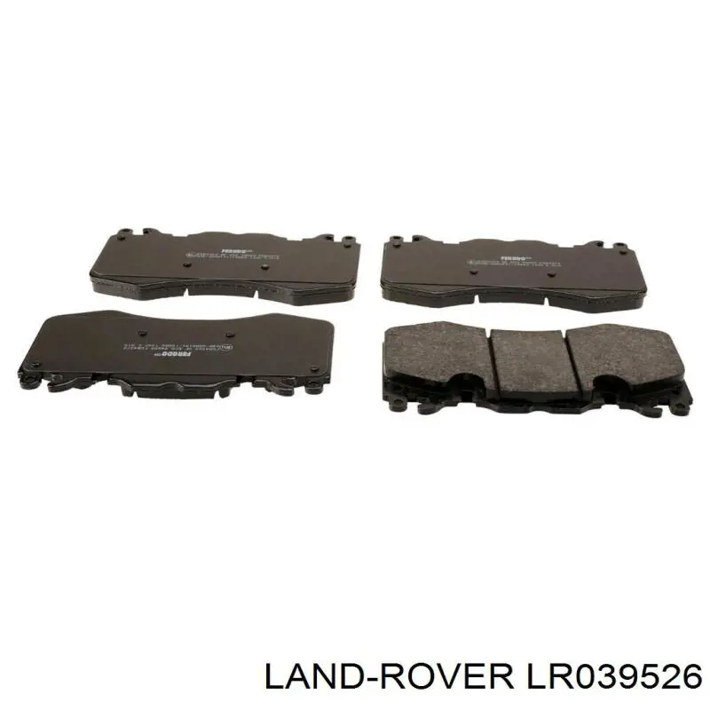 Колодки гальмівні передні, дискові LR039526 Land Rover