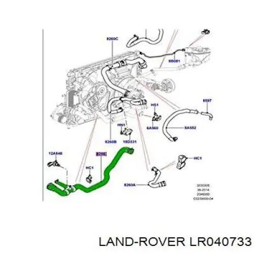 LR040733 Land Rover 
