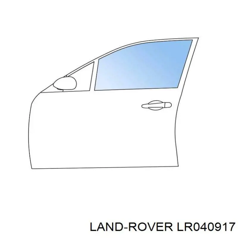 LR029103 Land Rover скло передніх дверей, лівою