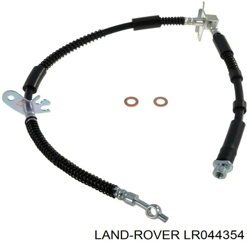 LR044354 Land Rover шланг гальмівний передній, лівий