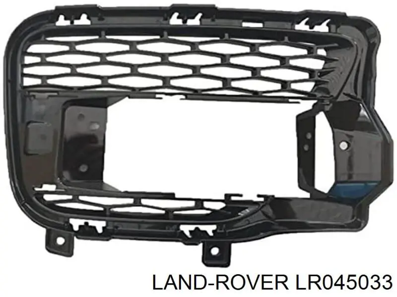 LR045033 Britpart Заглушка, решітка протитуманних фар бампера переднього, права