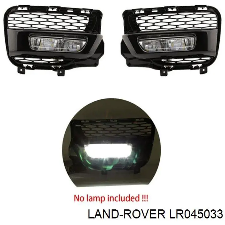 Заглушка/ решітка протитуманних фар бампера переднього, права Land Rover Range Rover SPORT 2 (L494) (Land Rover Рейндж ровер)