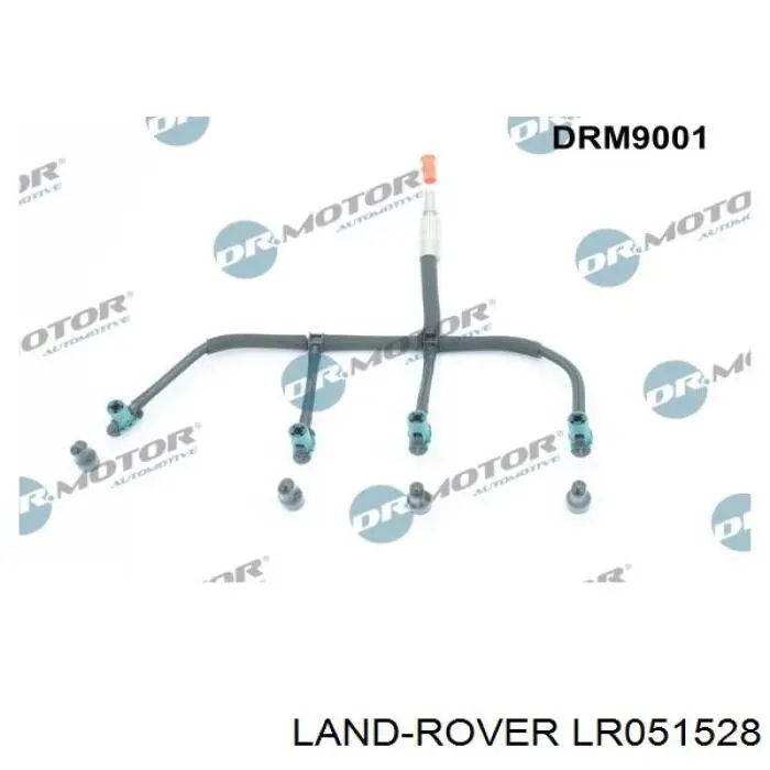Трубка паливна, зворотня від форсунок Land Rover Freelander 2 (L359) (Land Rover Фрілендер)