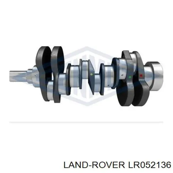 LR052136 Land Rover Колінвал двигуна