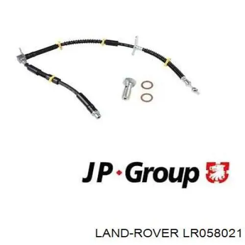 Шланг гальмівний передній, правий Land Rover LR058021 ціна, від 65.11 USD