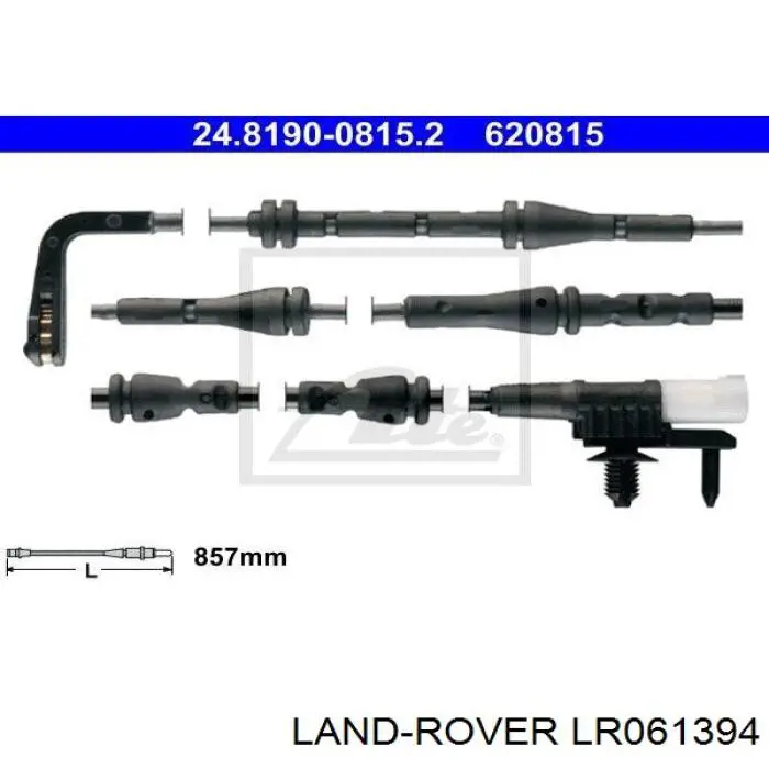 Датчик зносу гальмівних колодок, задній Land Rover LR061394 ціна, від 15.88 USD