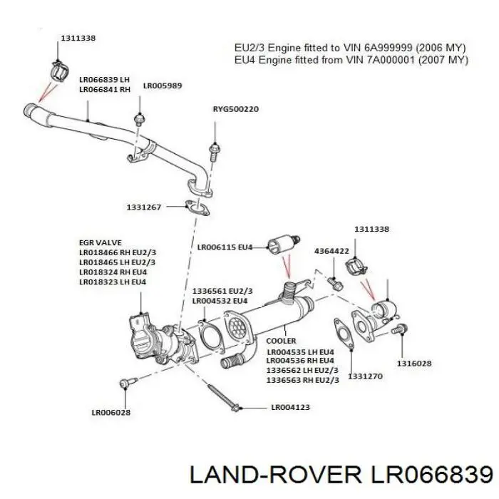 LR066839 Land Rover 