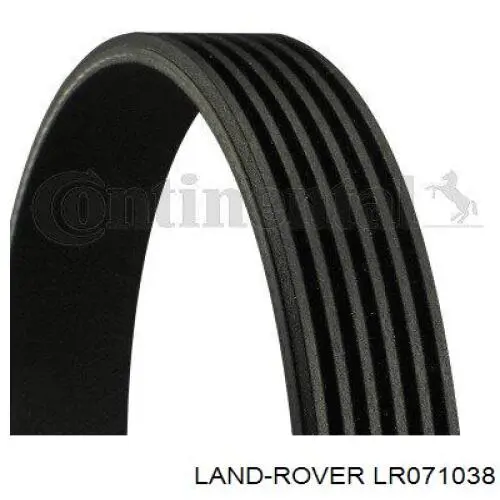 LR071038 Land Rover Поліклиновий ремінь