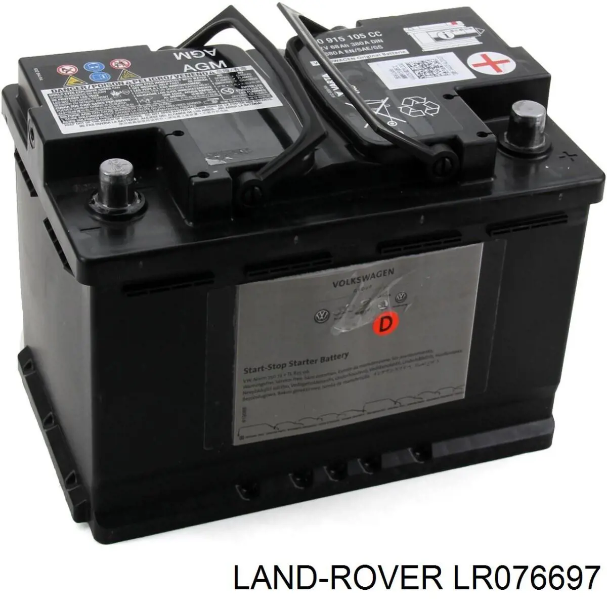 Купити Акумулятор Land Rover 70 А/г (LR076697)