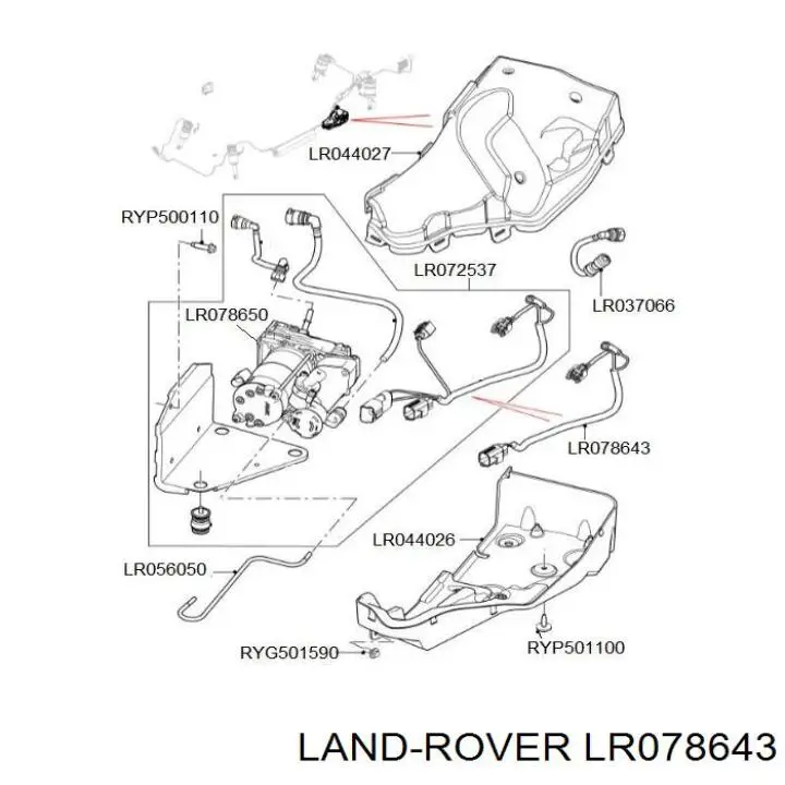 LR078643 Land Rover 