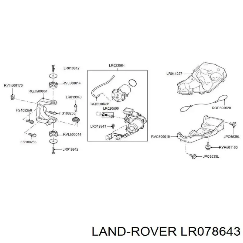  Land Rover LR078643 ціна, від 57.13 USD