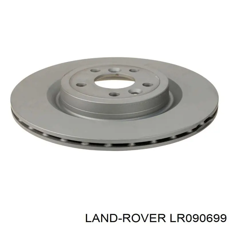 LR090699 Land Rover диск гальмівний задній