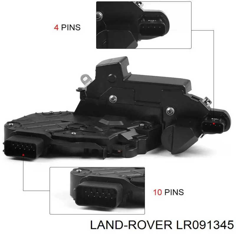 Замок задньої дверї, правої Land Rover LR091345 ціна, від 63.33 USD