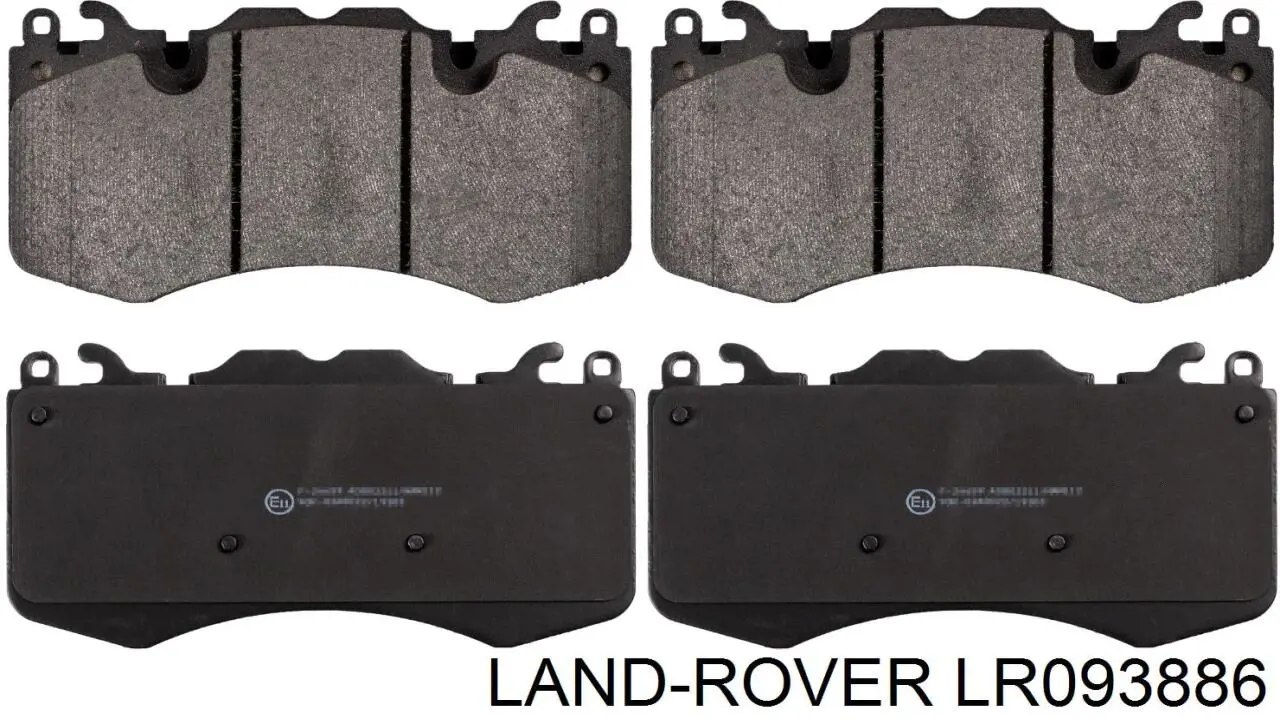 Купити LR093886 Land Rover Колодки гальмівні передні, дискові