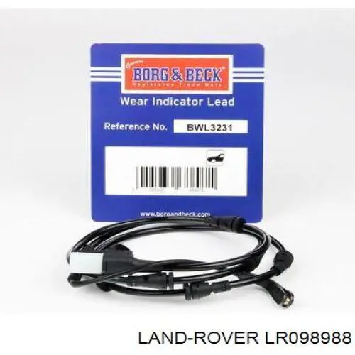 Датчик зносу гальмівних колодок, передній Land Rover Discovery 5 (L462) (Land Rover Діскавері)