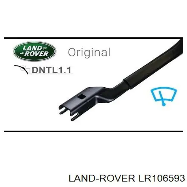 LR106593 Land Rover Щітка двірника ліва
