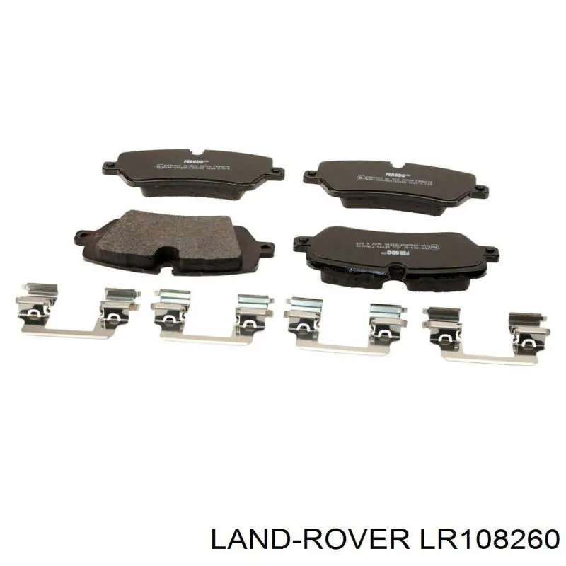 LR108260 Land Rover колодки гальмові задні, дискові