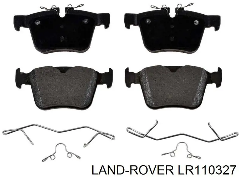 LR110327 Land Rover Колодки гальмівні задні, дискові