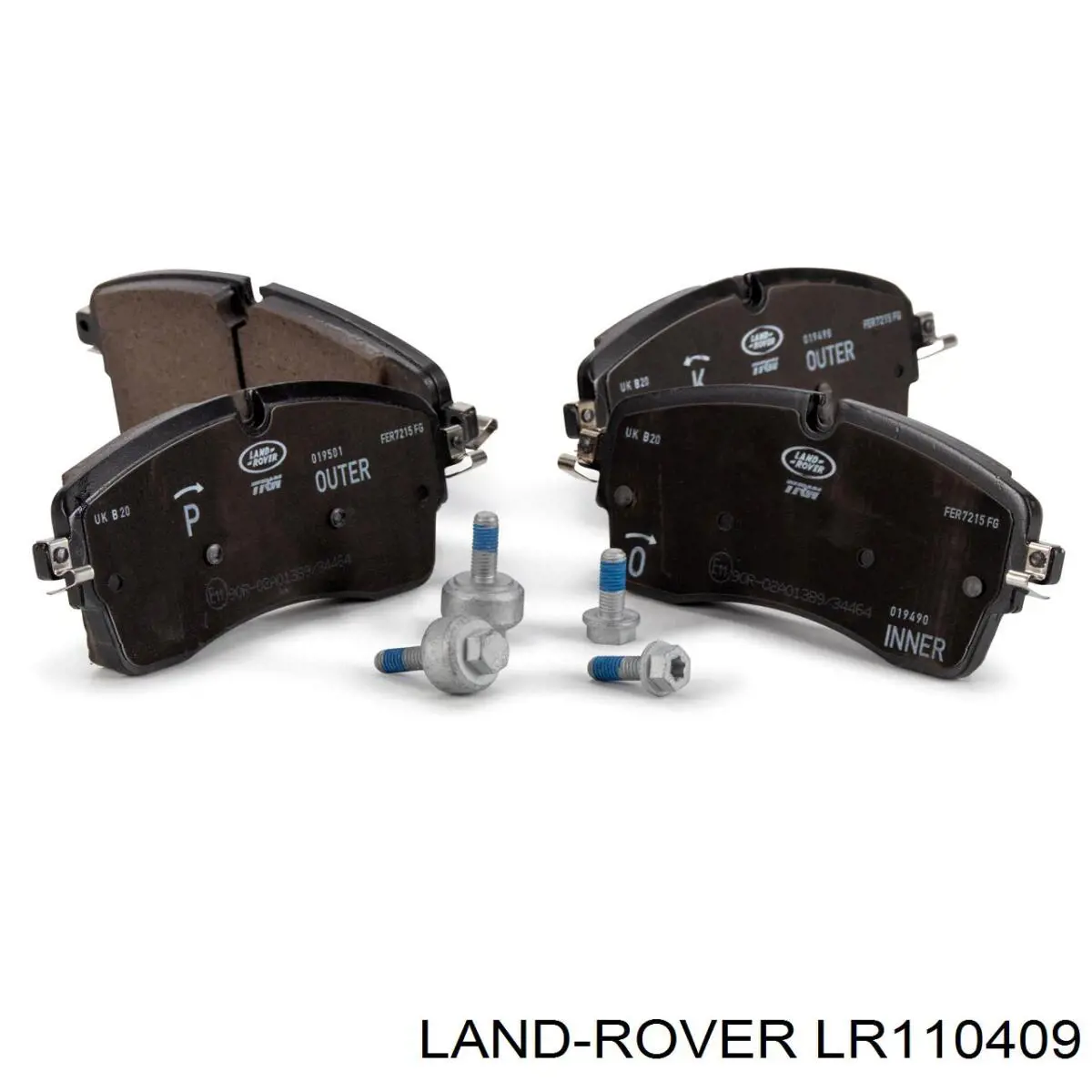 LR110409 Land Rover колодки гальмівні передні, дискові