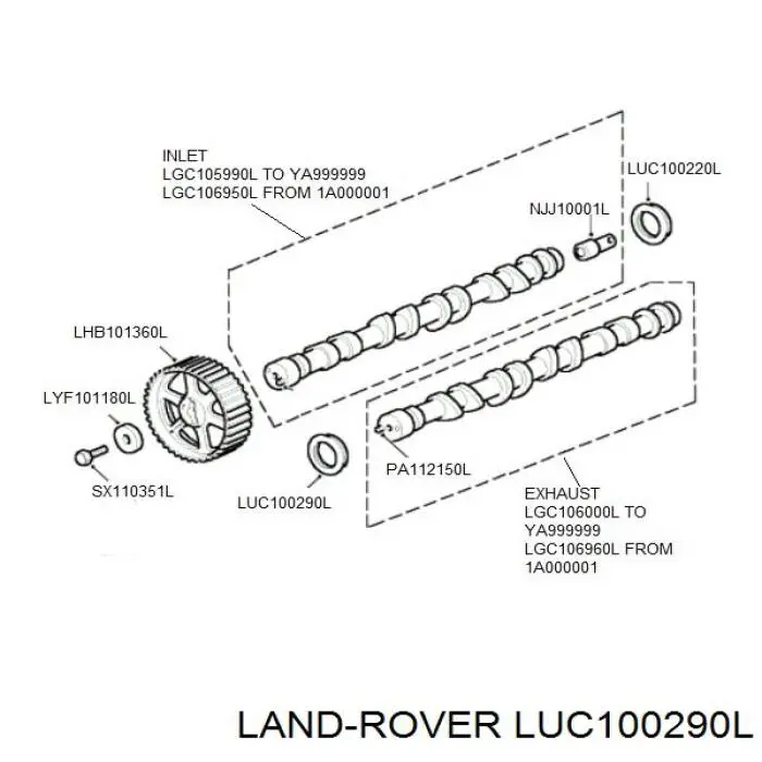  Britpart LUC100290L ціна, від 1.86 USD
