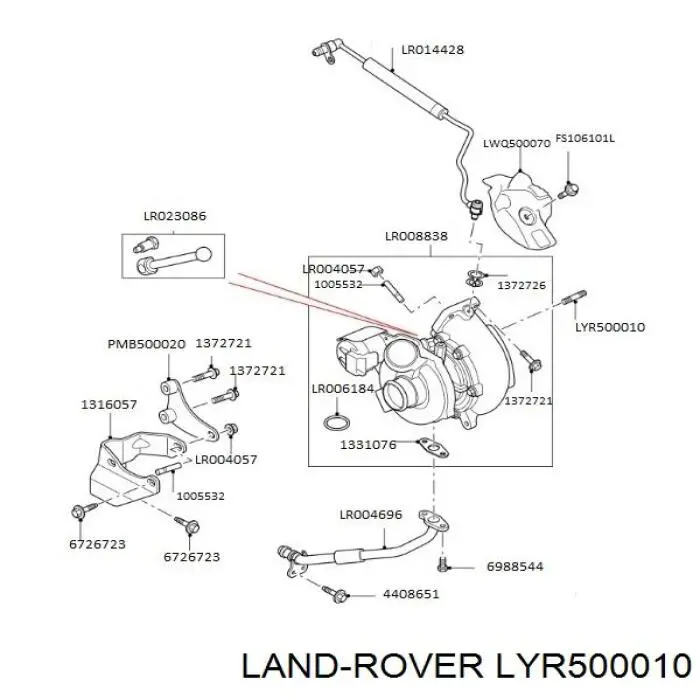  LYR500010LR Britpart