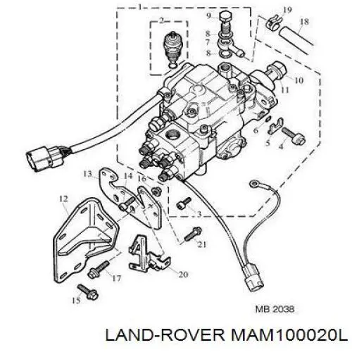  Land Rover MAM100020L ціна, від 42.94 USD