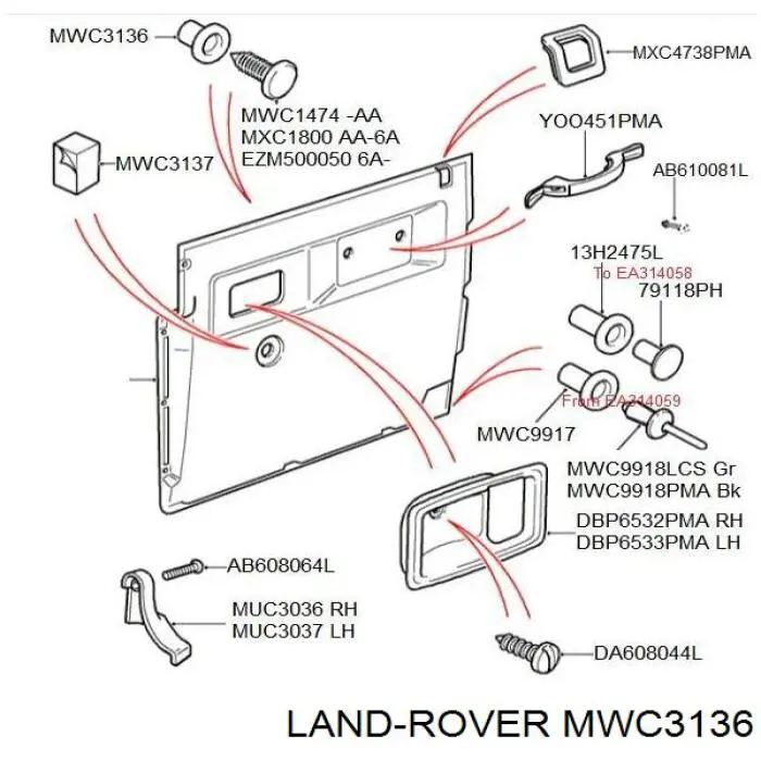  Land Rover MWC3136 ціна, від 0.62 USD
