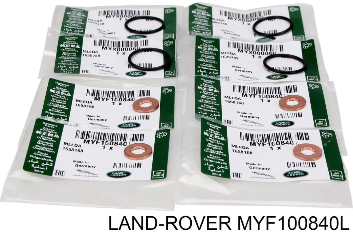 Ущільнююче кільце форсунок інжектора Land Rover MYF100840L ціна, від 10.70 USD