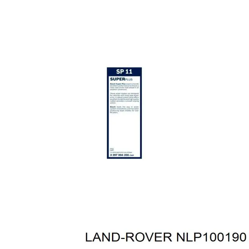 Купити NLP100190 Land Rover Свічка запалювання