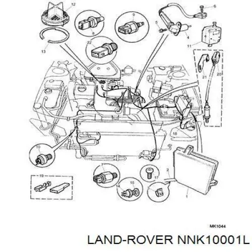 Датчик температури навколишнього середовища NNK10001L Rover