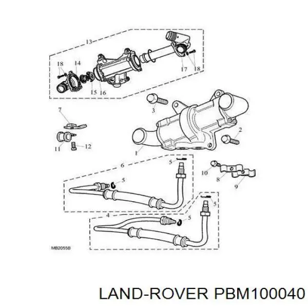 Термостат PBM100040 Britpart