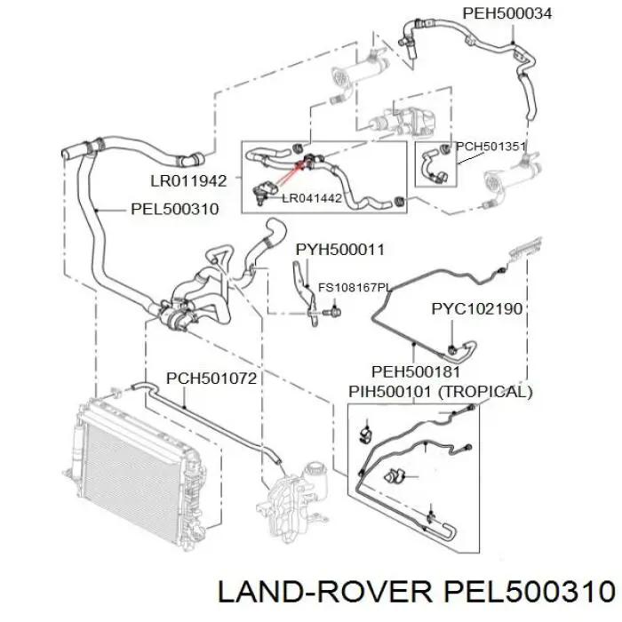 Купити Термостат Land Rover Range Rover SPORT I L320