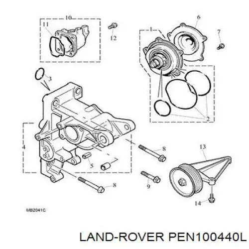Купити PEN100440L Land Rover 